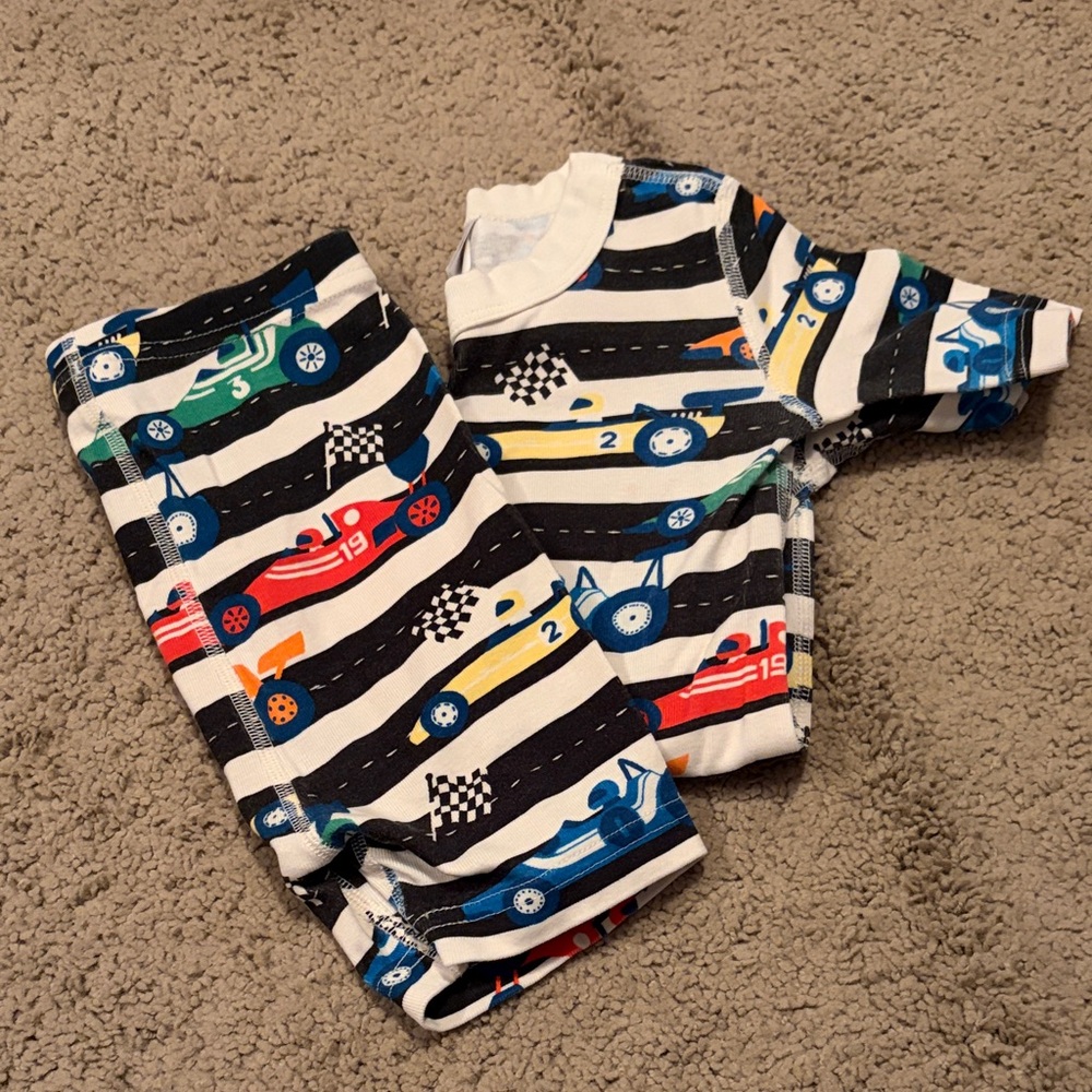 Hanna Andersson Race Car Pajamas